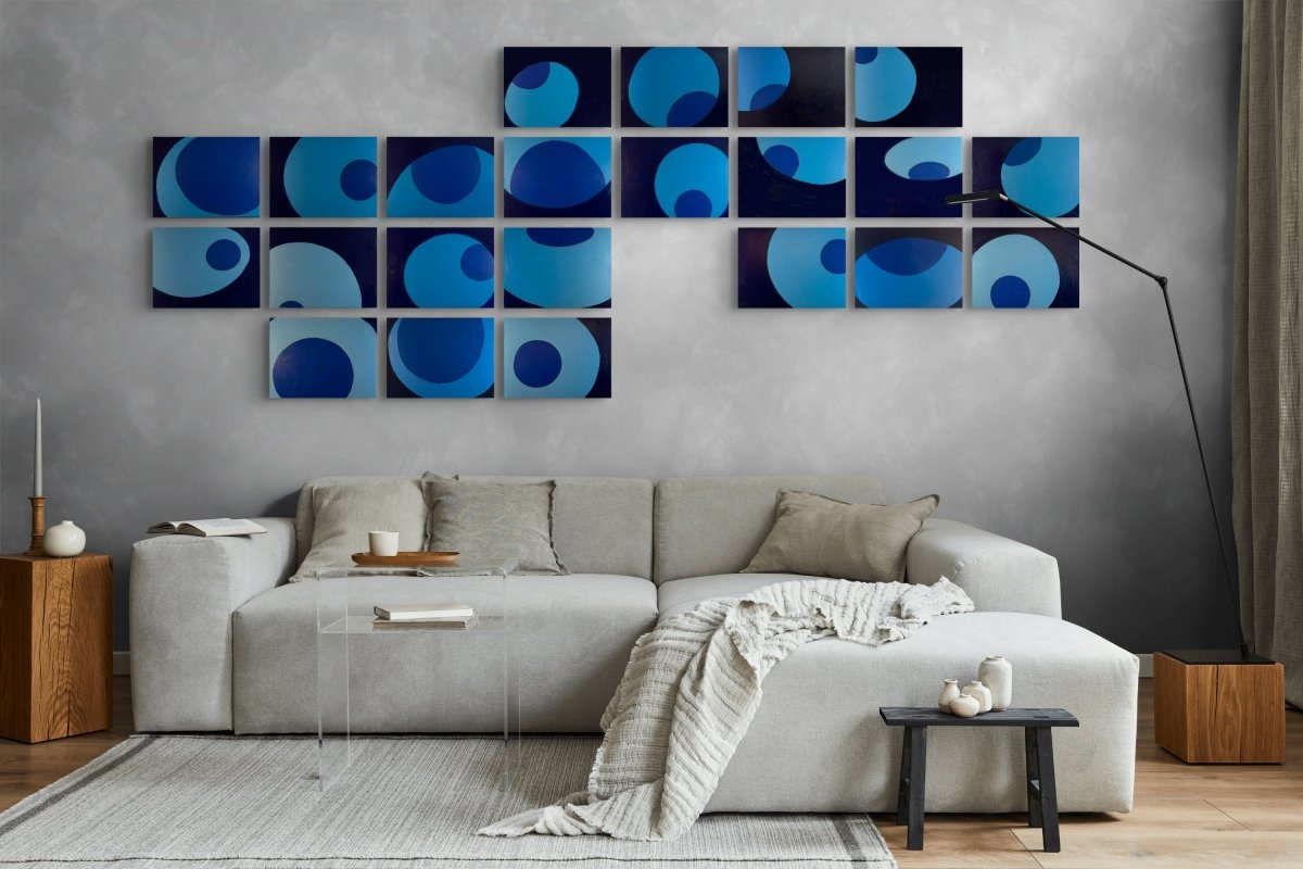 Over,Under and Through (in 100 Chapters), set of all 22 panels - by Macyn Bolt - Abstract Painting - Ideelart