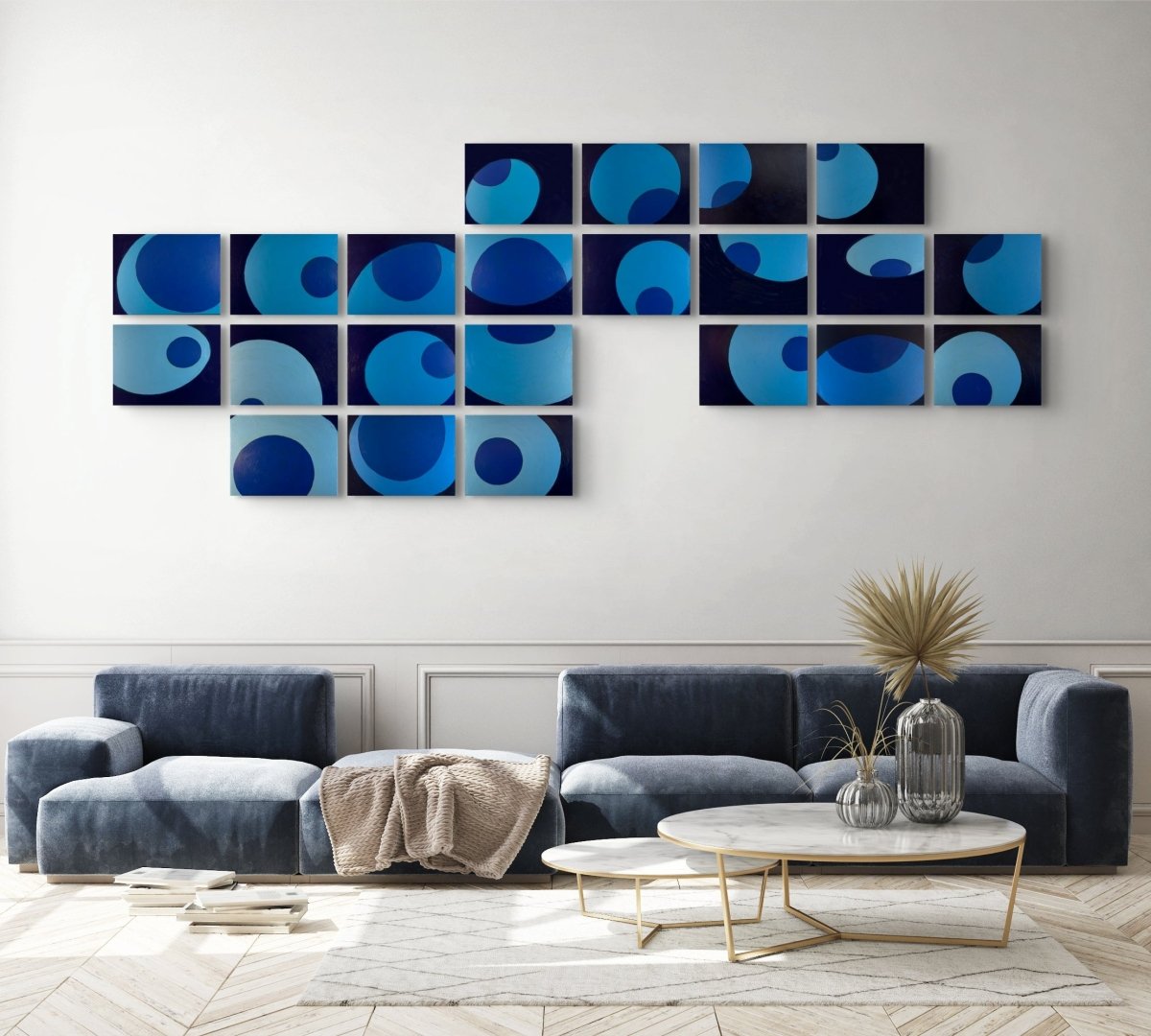 Over,Under and Through (in 100 Chapters), set of all 22 panels - by Macyn Bolt - Abstract Painting - Ideelart