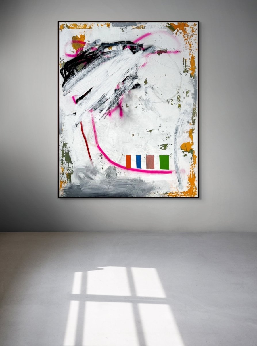 Paranormal Janitor - by Tommaso Fattovich - Abstract Painting - Ideelart