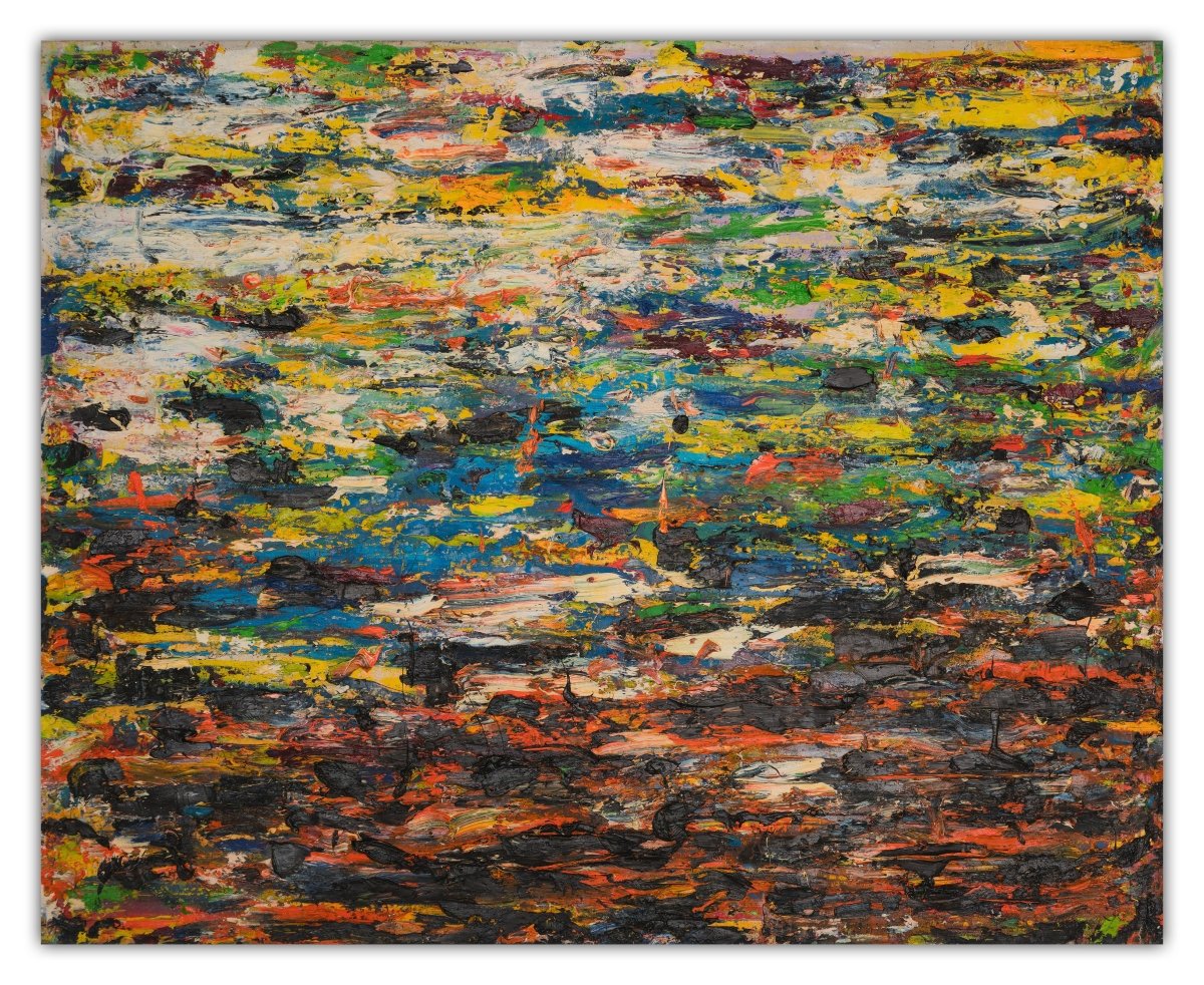 Paysage (Ref 18085) - by Martin Reyna - Abstract Painting - Ideelart