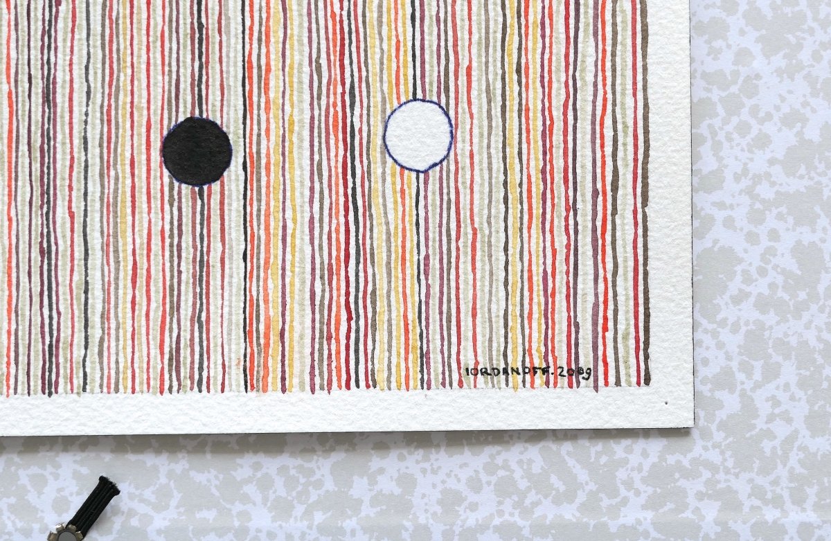 Pions - by Jérémie Iordanoff - Abstract Painting - Ideelart