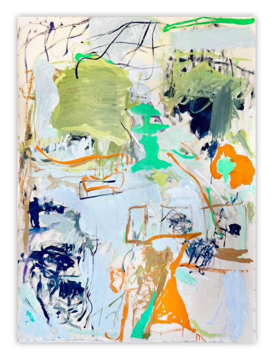 Porous Boundaries - by Macha Poynder - Abstract Painting - Ideelart