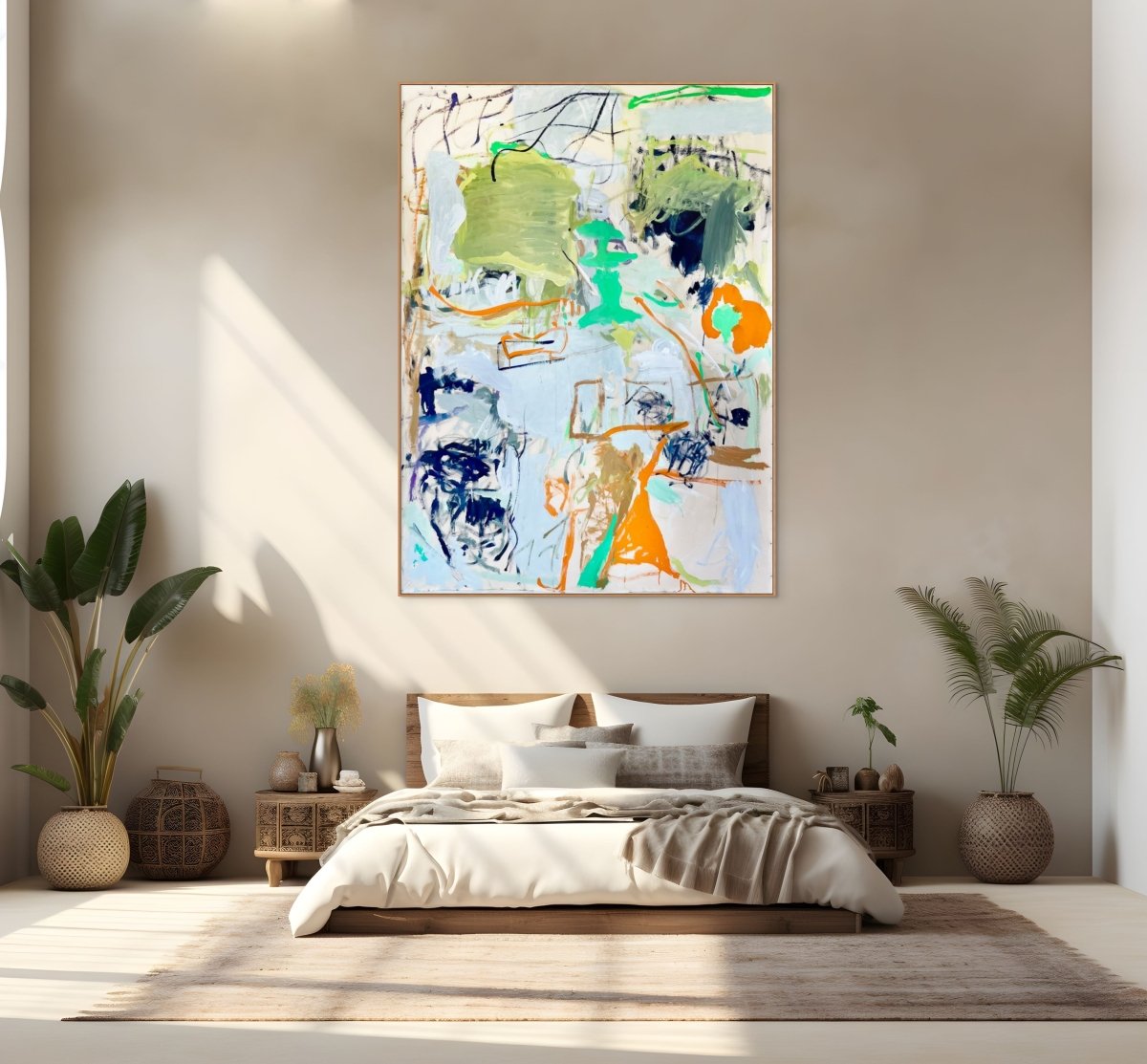 Porous Boundaries - by Macha Poynder - Abstract Painting - Ideelart