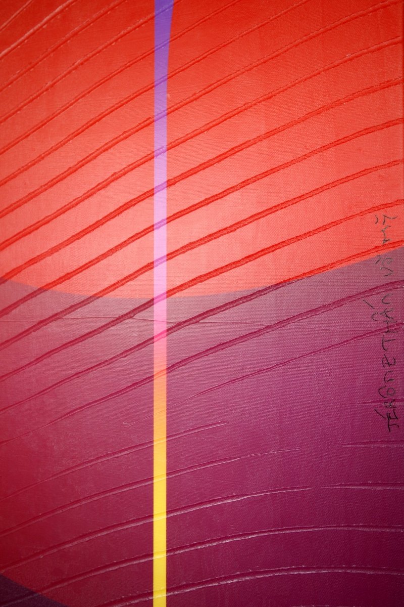 Prune Safran Céladon Espadindon - by Jerome Tham Vo My - Abstract Mixed Media - Ideelart