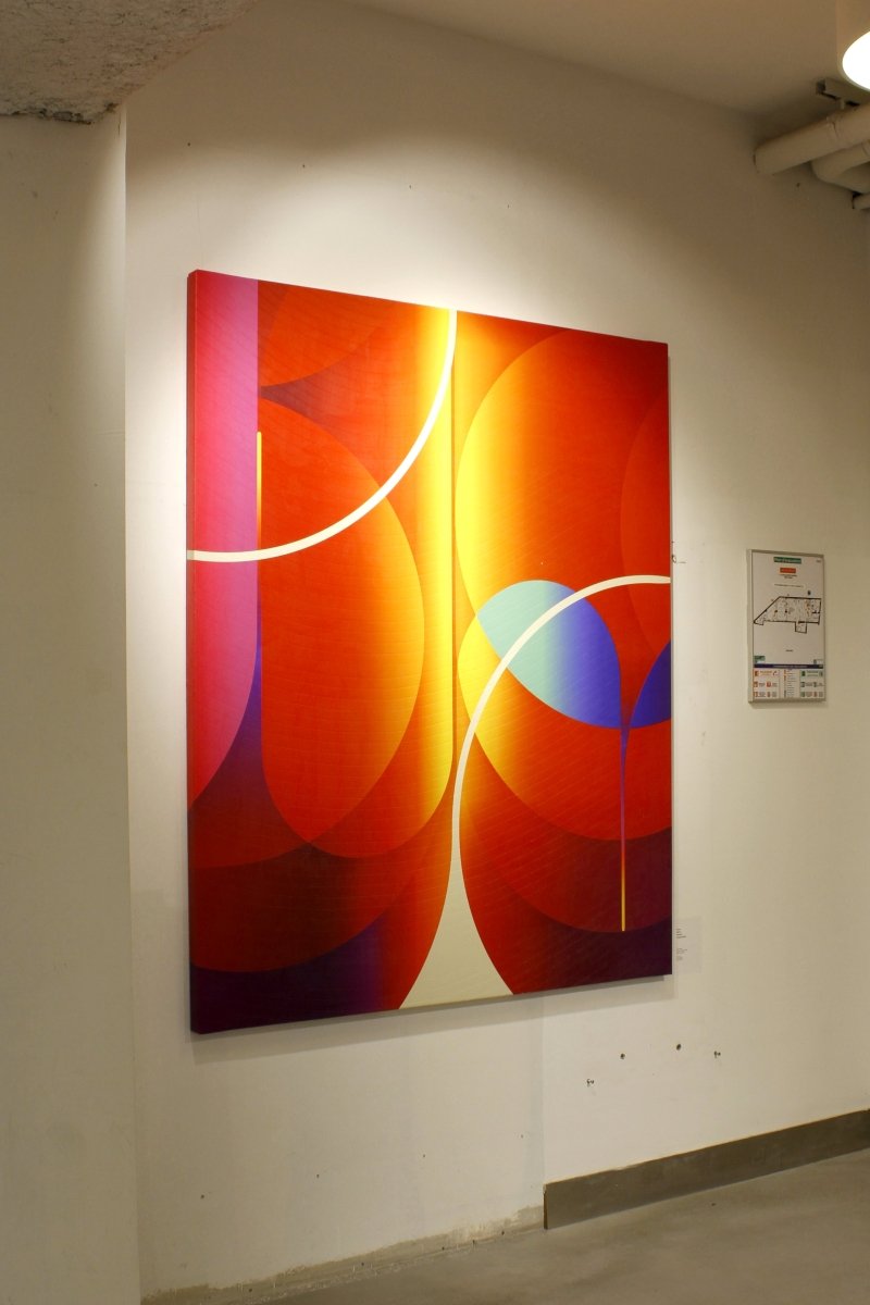 Prune Safran Céladon Espadindon - by Jerome Tham Vo My - Abstract Mixed Media - Ideelart