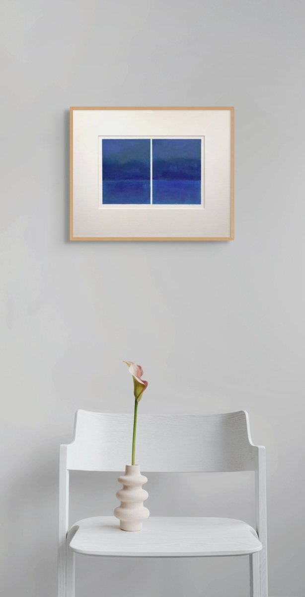 Prussian Blue - by Janise Yntema - Abstract Painting - Ideelart