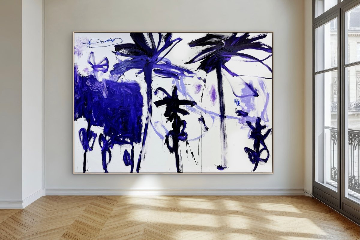 Public Trees - by Manuela Karin Knaut - Abstract Painting - Ideelart
