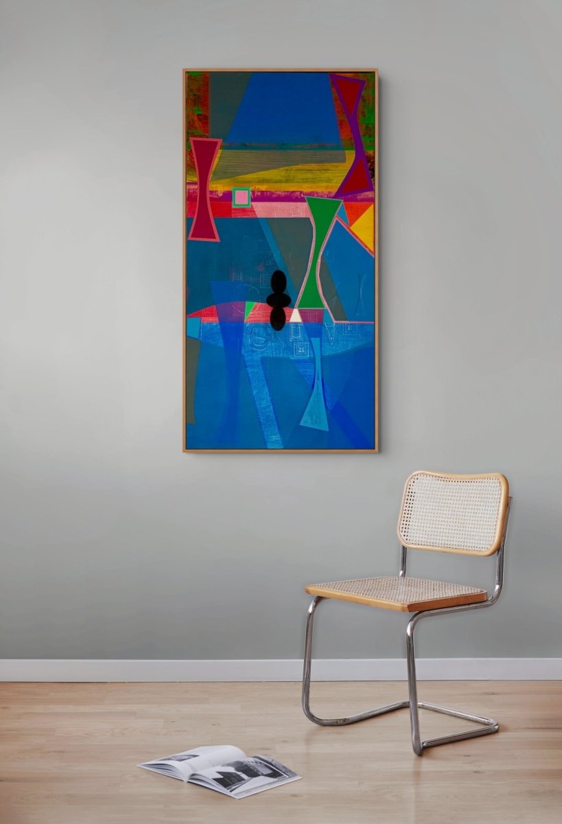 Relic: Hourglasses - by Michael Barringer - Abstract Painting - Ideelart