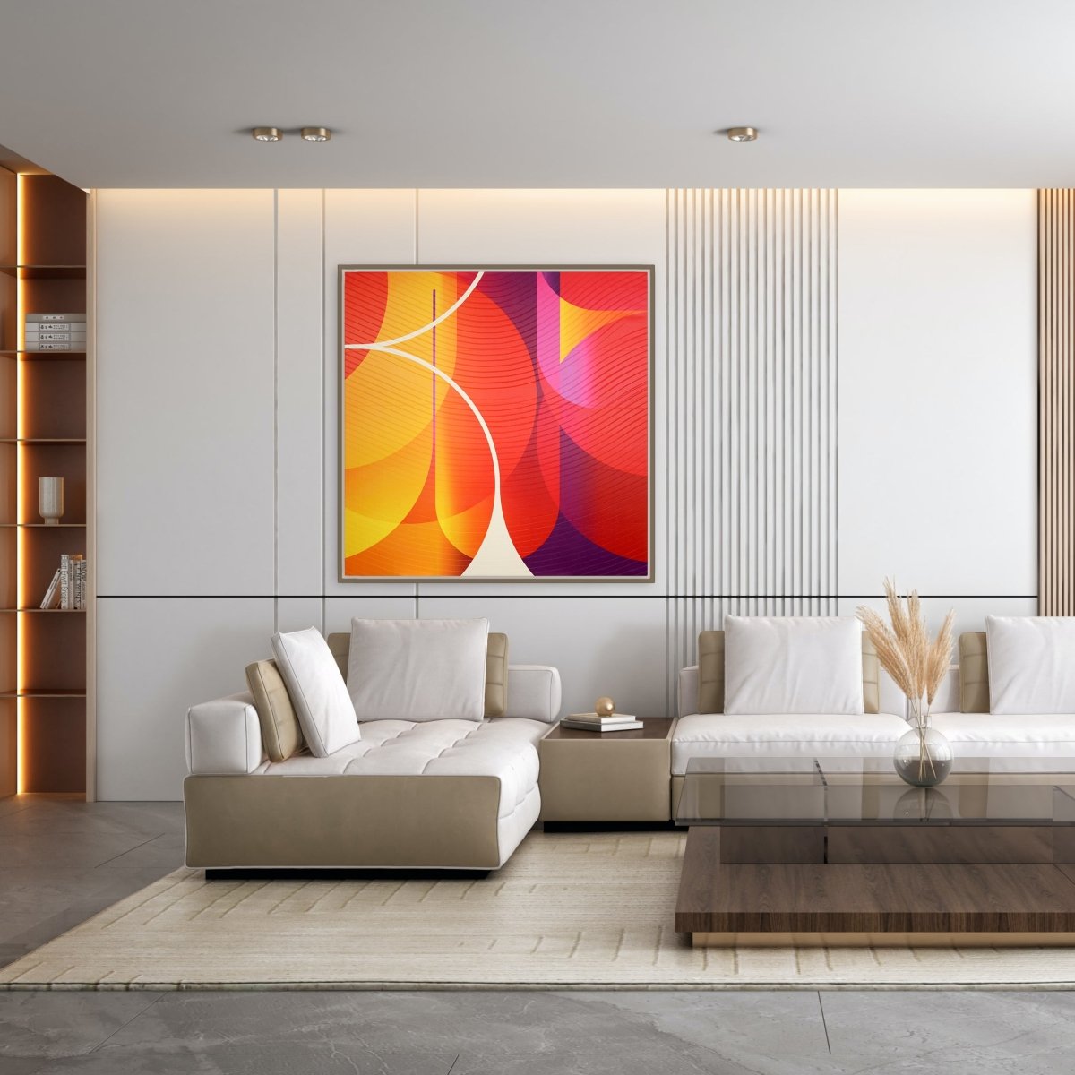 Safran Vermeil Evêque Beurek Beurek - by Jerome Tham Vo My - Abstract Mixed Media - Ideelart