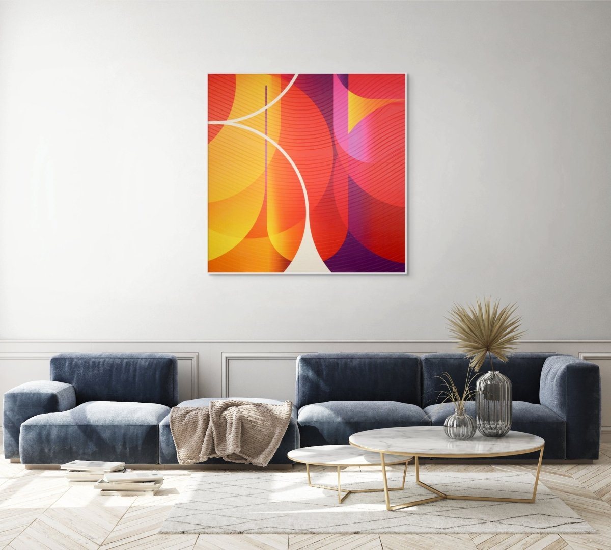 Safran Vermeil Evêque Beurek Beurek - by Jerome Tham Vo My - Abstract Mixed Media - Ideelart