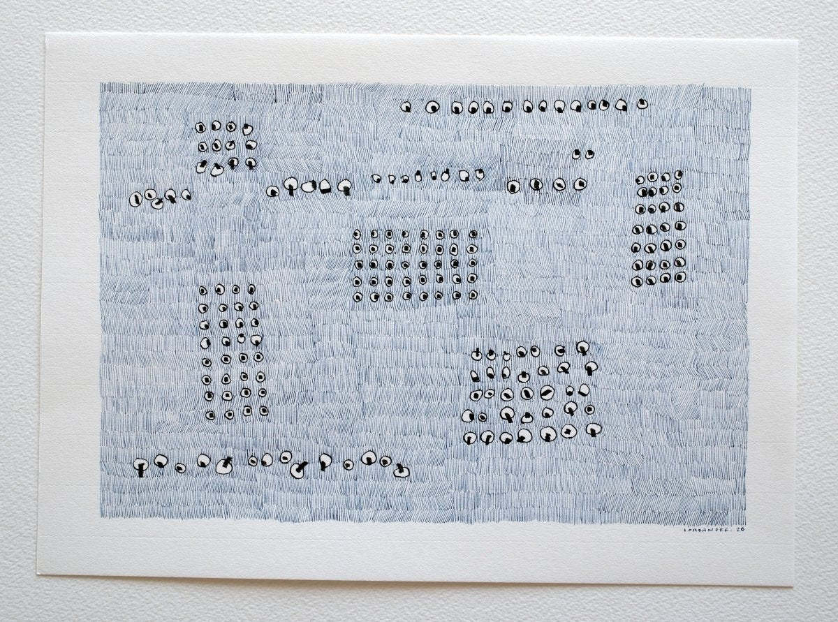 Sans titre 770 - by Jérémie Iordanoff - Abstract Painting - Ideelart