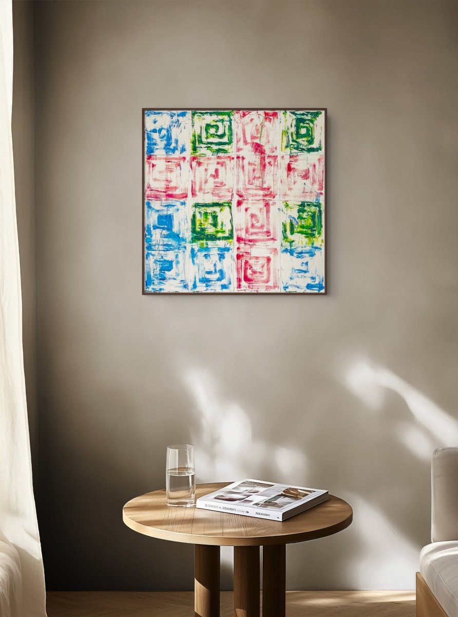 Scrapin' By 2 - by Dana Gordon - Abstract Painting - Ideelart