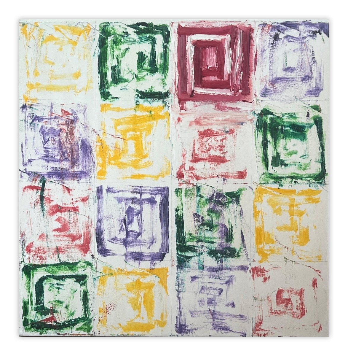 Scrapin' By 3 - by Dana Gordon - Abstract Painting - Ideelart