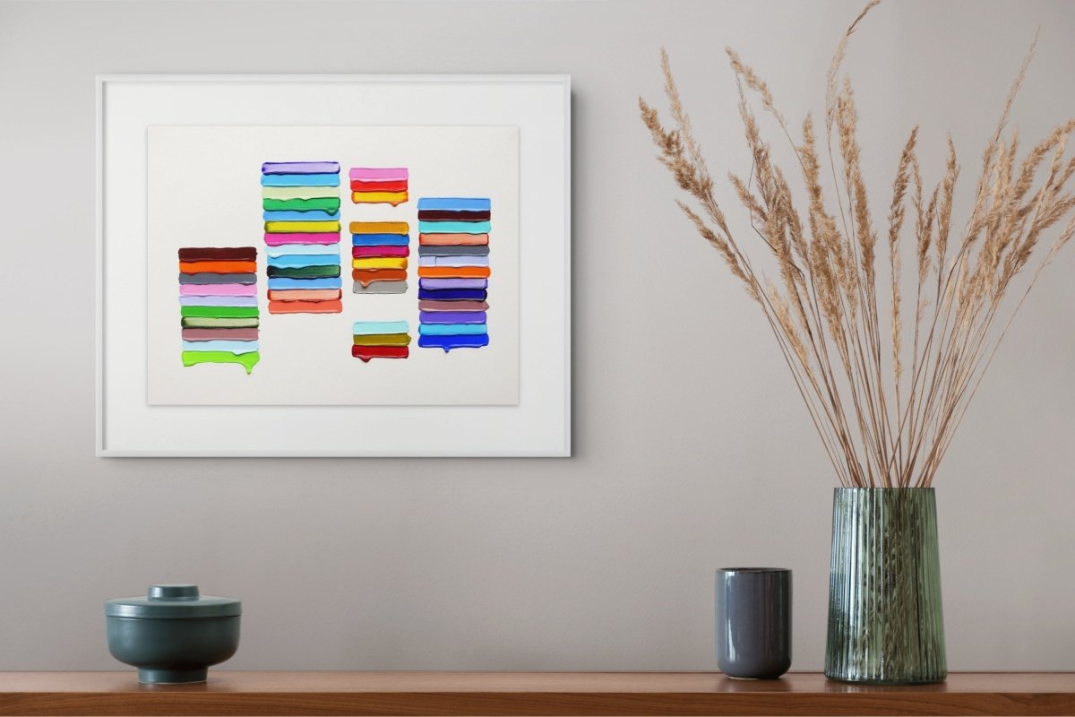 Sequencing 15 - by Martina Nehrling - Abstract Painting - Ideelart