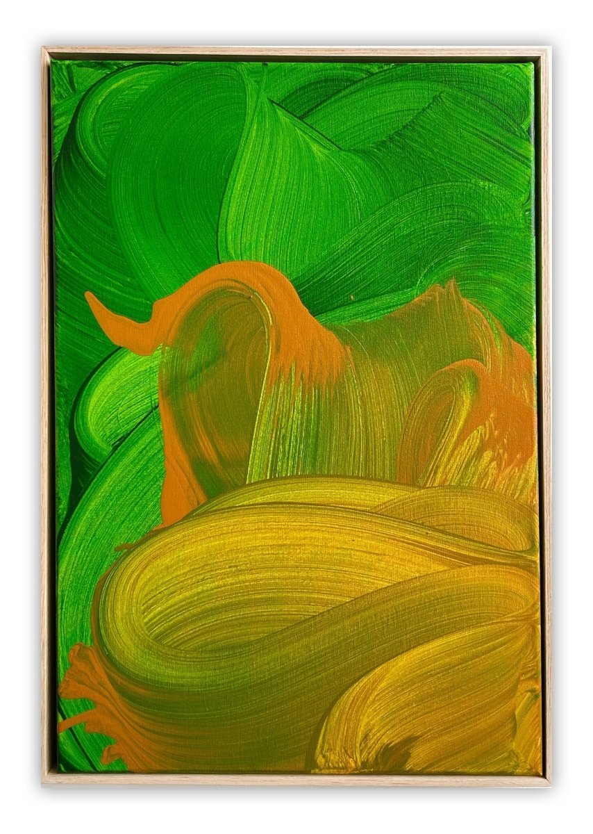 Silence - by Nikolaos Schizas - Abstract Painting - Ideelart