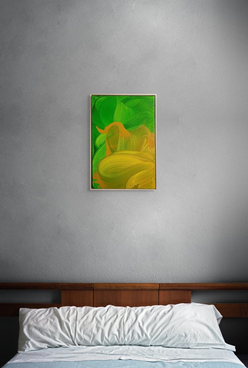 Silence - by Nikolaos Schizas - Abstract Painting - Ideelart