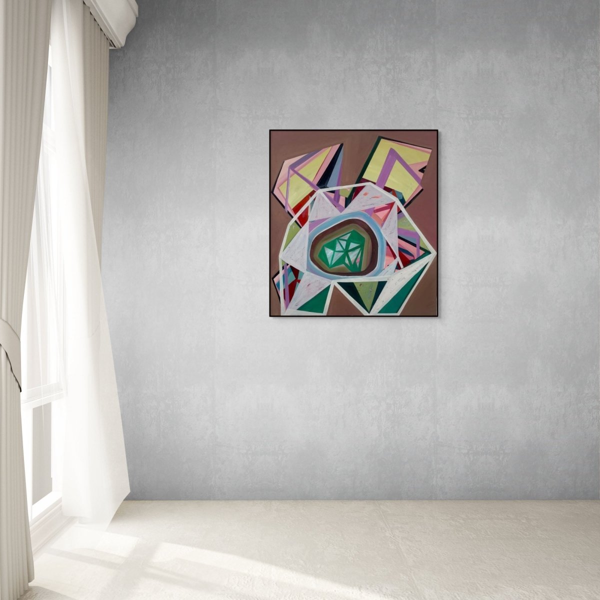 Spiraling Out - by Ashlynn Browning - Abstract Painting - Ideelart