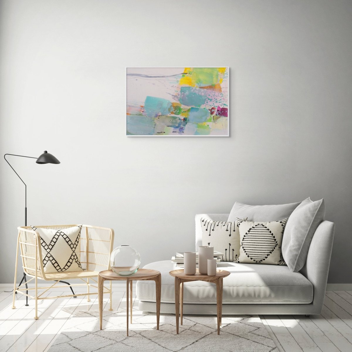 Spring - by Greet Helsen - Abstract Painting - Ideelart