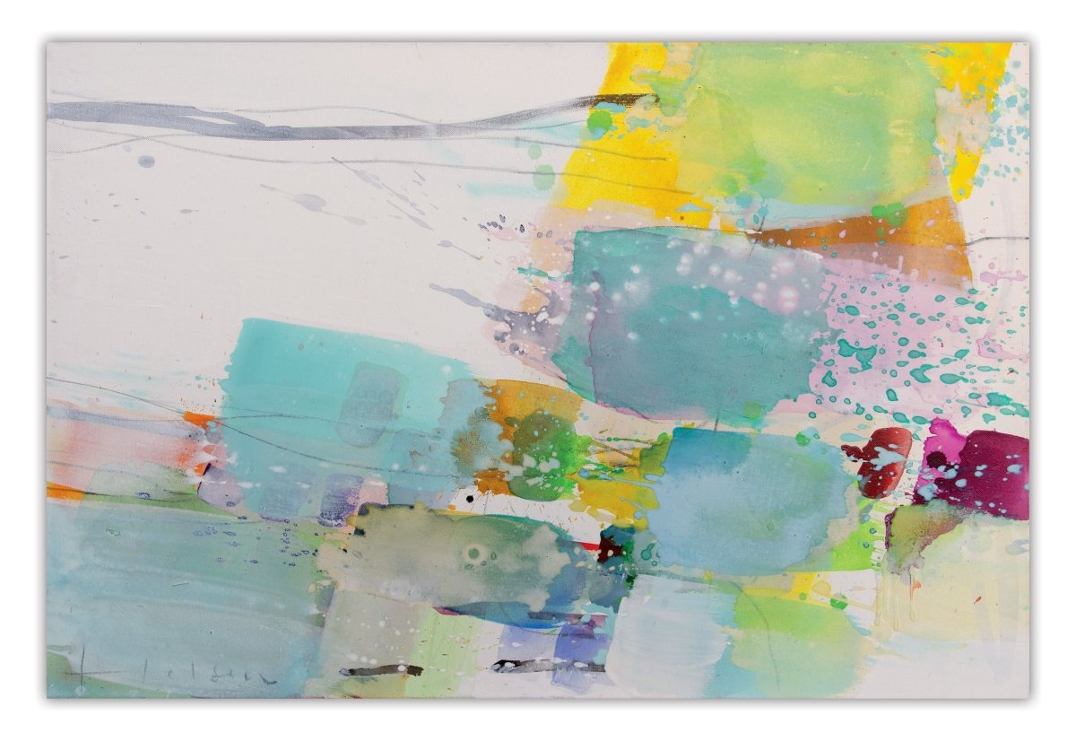 Spring - by Greet Helsen - Abstract Painting - Ideelart