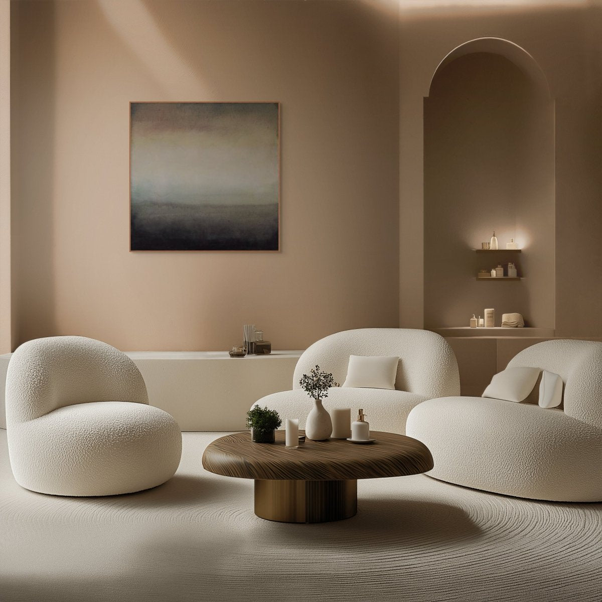 Stillness at Duck - by Janise Yntema - Abstract Painting - Ideelart