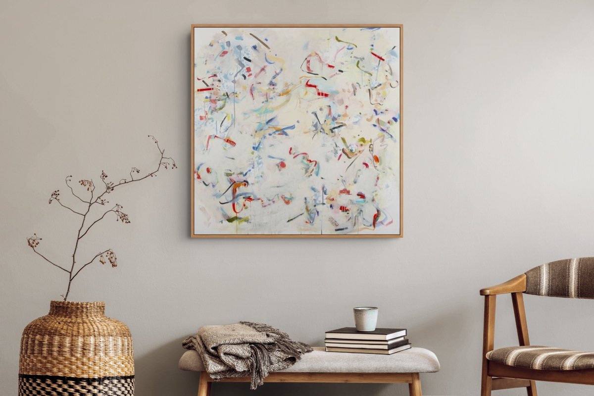 Sunset Route - by Gina Werfel - Abstract Painting - Ideelart