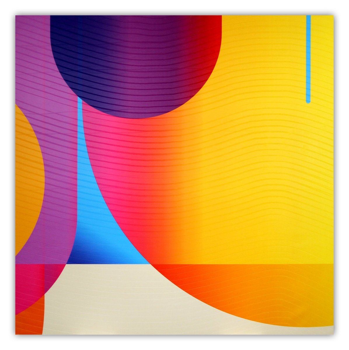 Tangerine Nuit Mimosa Esperanza - by Jerome Tham Vo My - Abstract Mixed Media - Ideelart