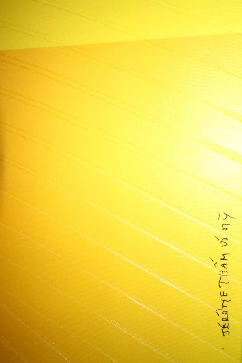 Tangerine Nuit Mimosa Esperanza - by Jerome Tham Vo My - Abstract Mixed Media - Ideelart