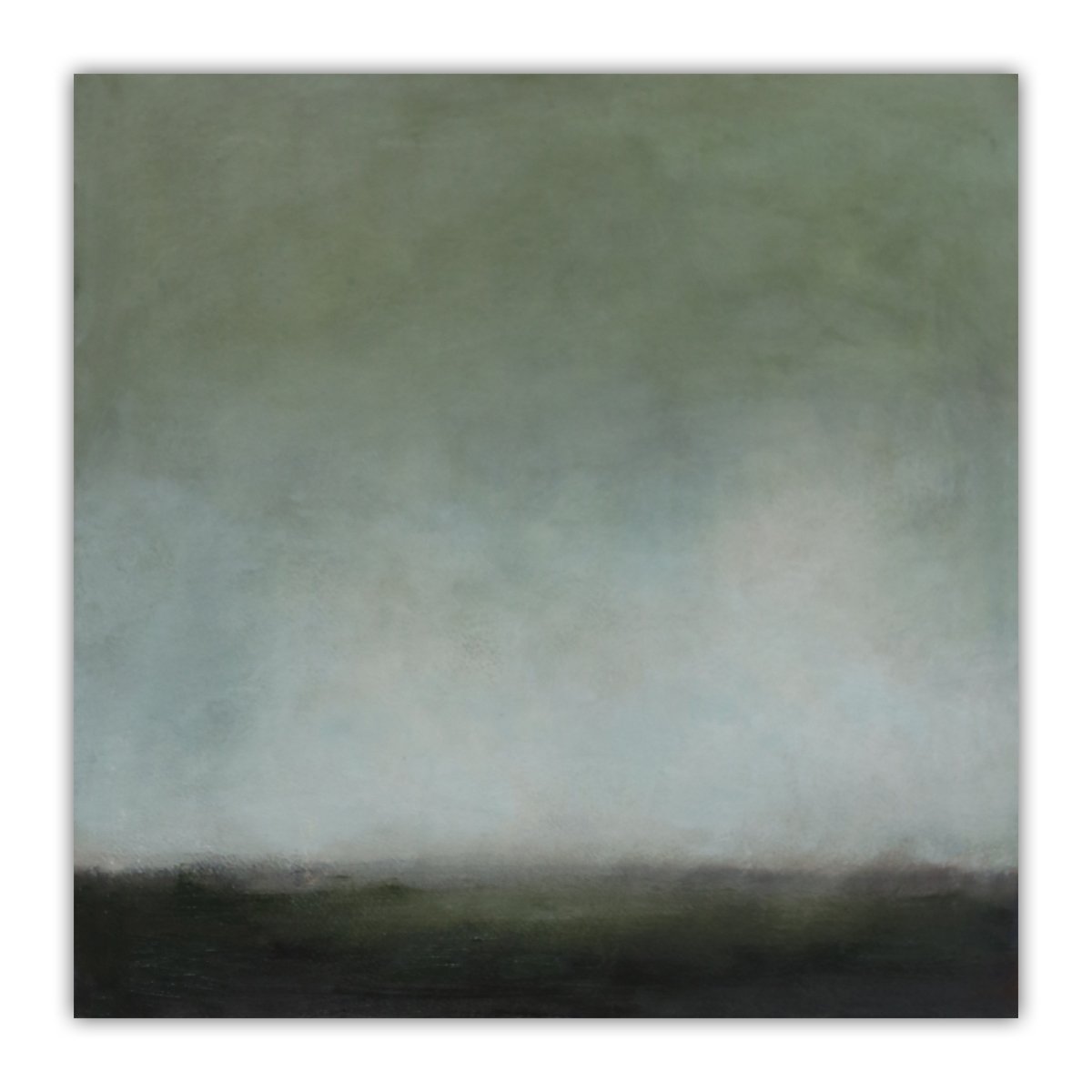 The Waiting Green - by Janise Yntema - Abstract Painting - Ideelart