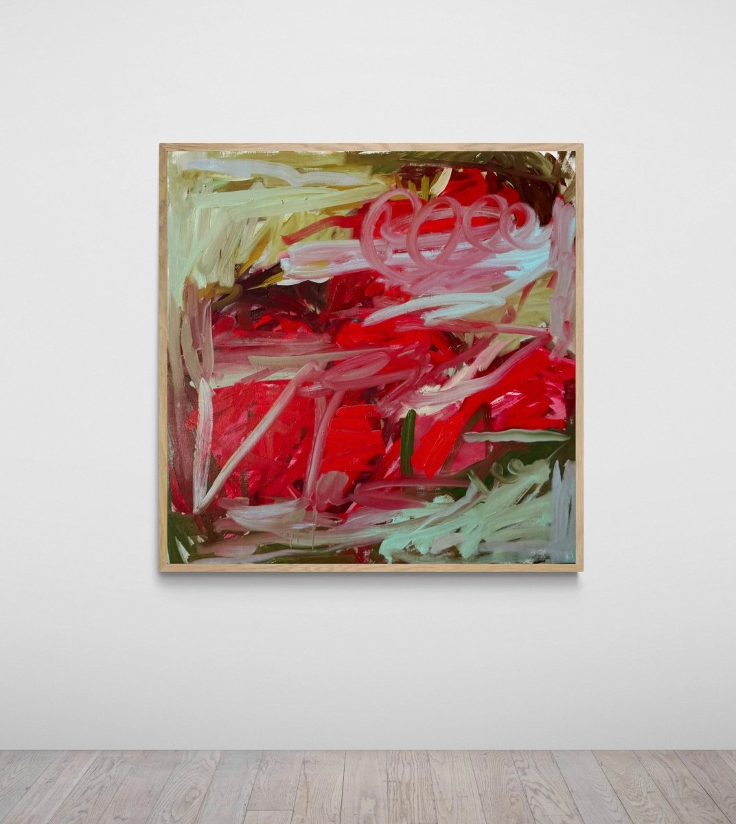 Time For Some Red - by Petra Schott - Abstract Painting - Ideelart