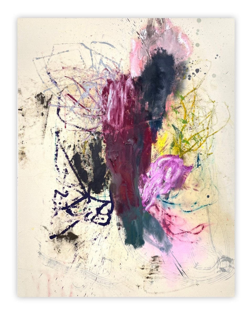 Untitled 114_25 - by Ludovic Dervillez - Abstract Painting - Ideelart