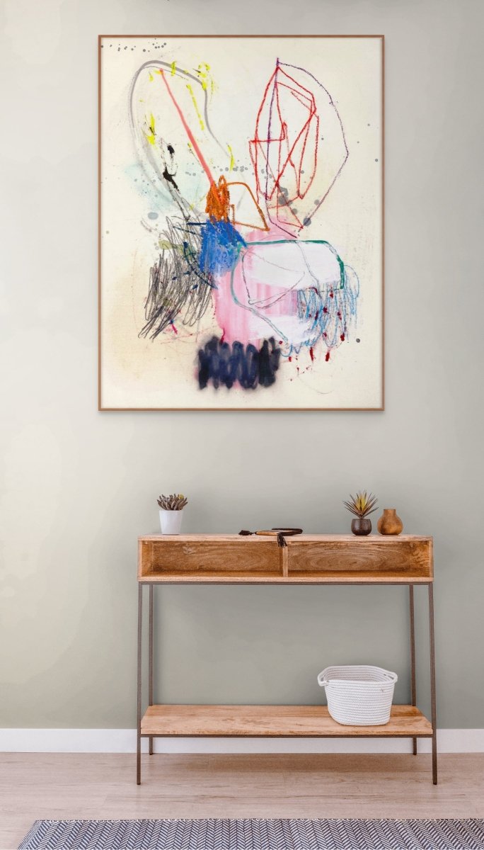 Untitled 132_25 - by Ludovic Dervillez - Abstract Painting - Ideelart