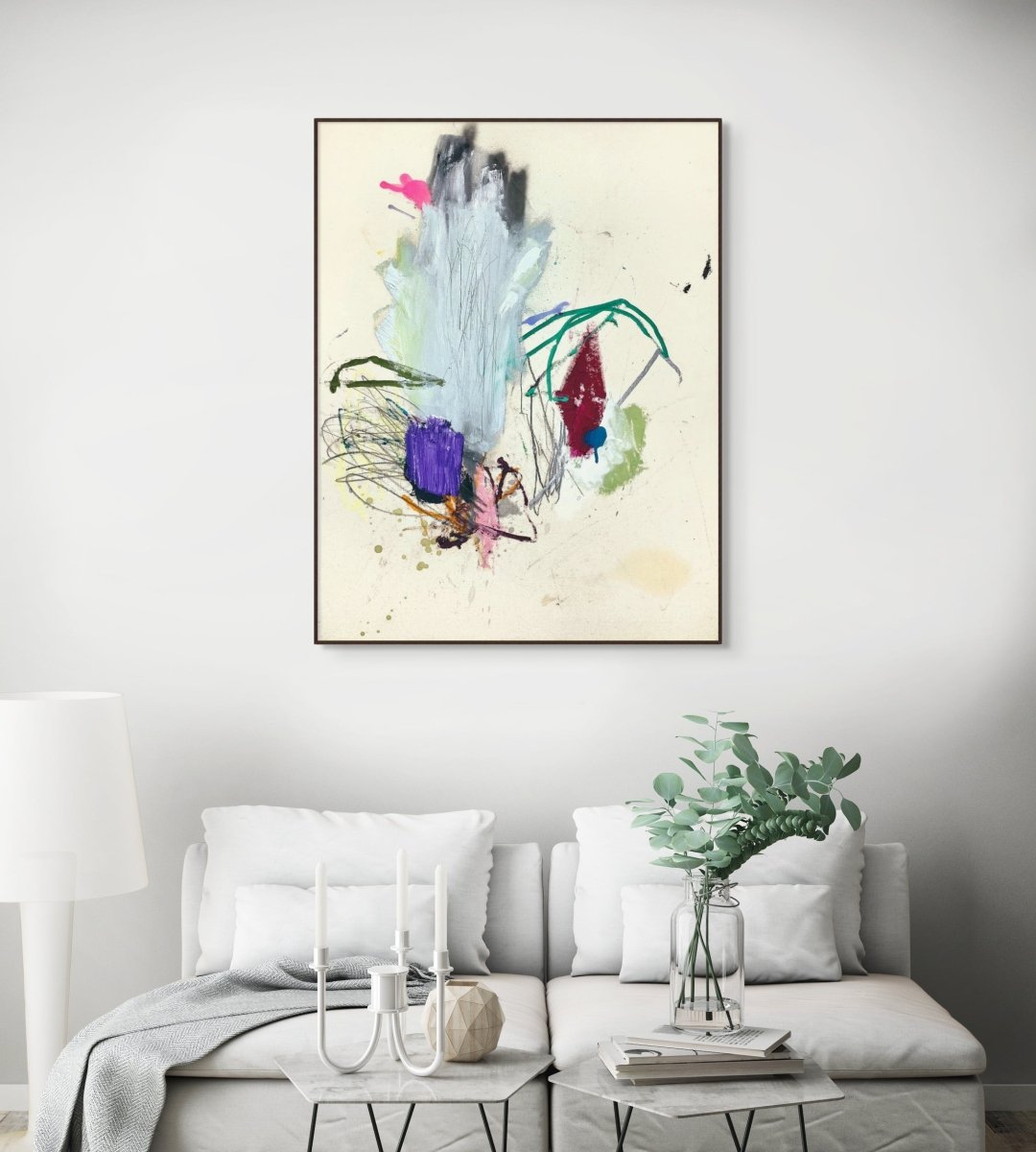 Untitled 134_25 - by Ludovic Dervillez - Abstract Painting - Ideelart