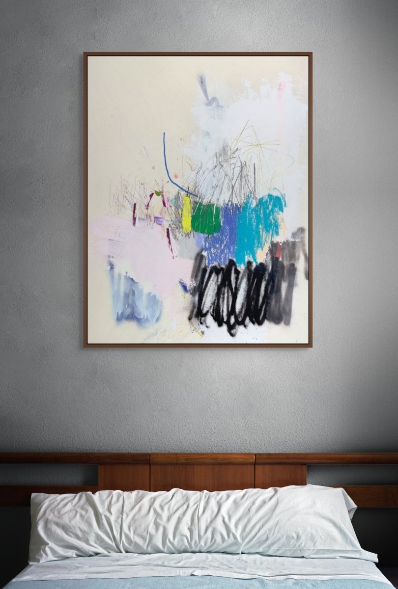 Untitled 147_25 - by Ludovic Dervillez - Abstract Painting - Ideelart