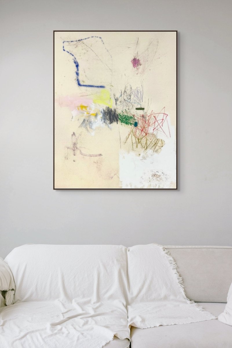 Untitled 150_25 - by Ludovic Dervillez - Abstract Painting - Ideelart