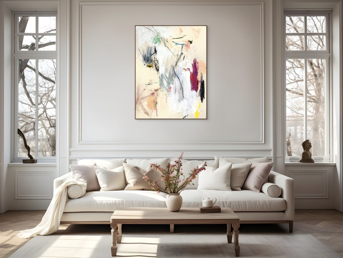 Untitled 154_25 - by Ludovic Dervillez - Abstract Painting - Ideelart