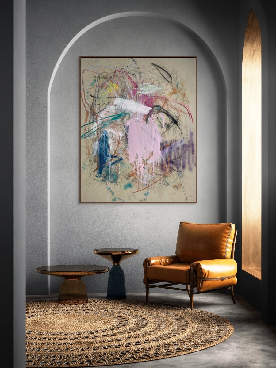 Untitled 31_24 - by Ludovic Dervillez - Abstract Painting - Ideelart