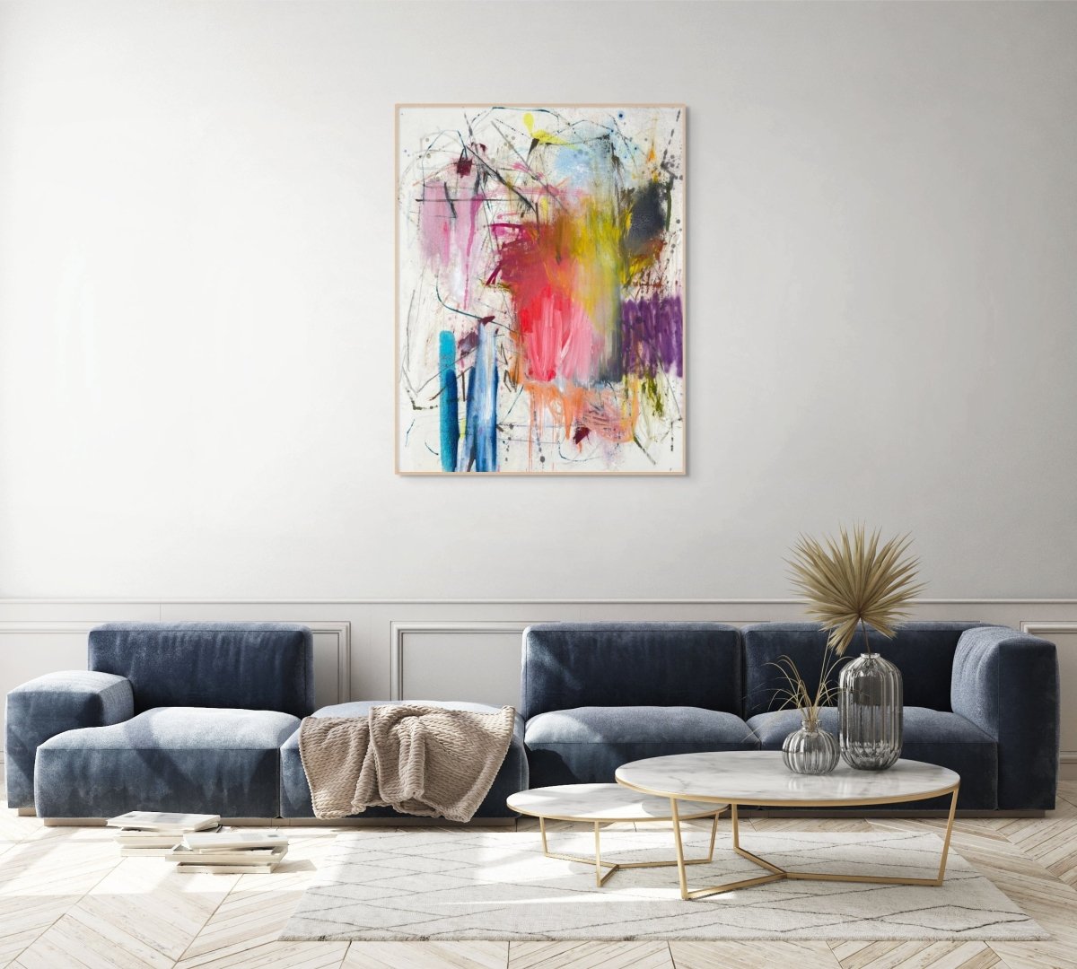 Untitled 41_24 - by Ludovic Dervillez - Abstract Painting - Ideelart