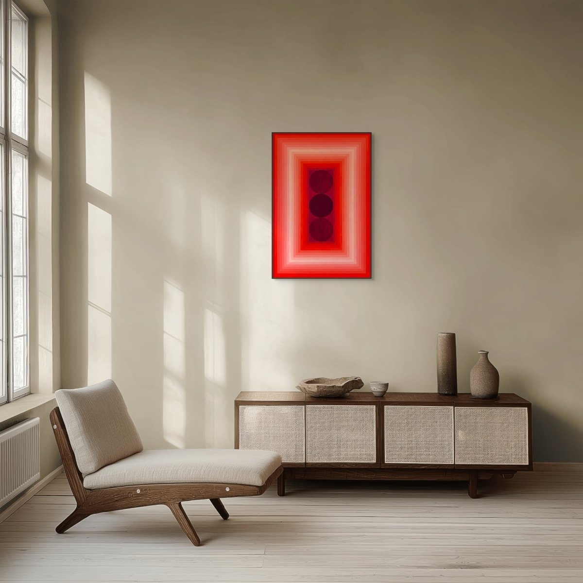 Vision (Orange DPP / Red Violet) - by Andy Harwood - Abstract Painting - Ideelart