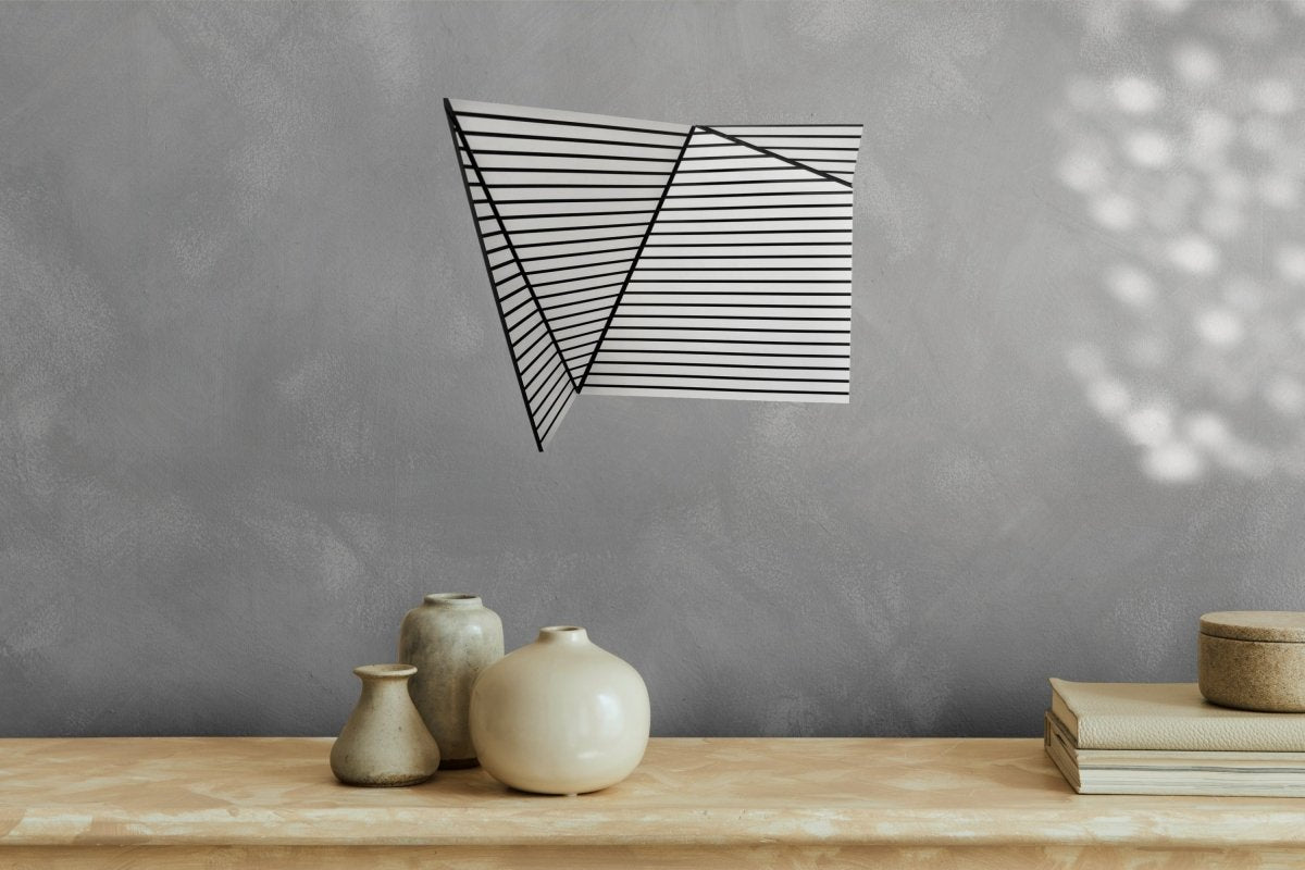 Wallreliefs black and white 2 - by Cristina Ghetti - Abstract Sculpture - Ideelart
