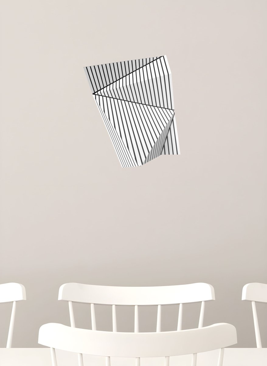 Wallreliefs black and white 4 - by Cristina Ghetti - Abstract Sculpture - Ideelart