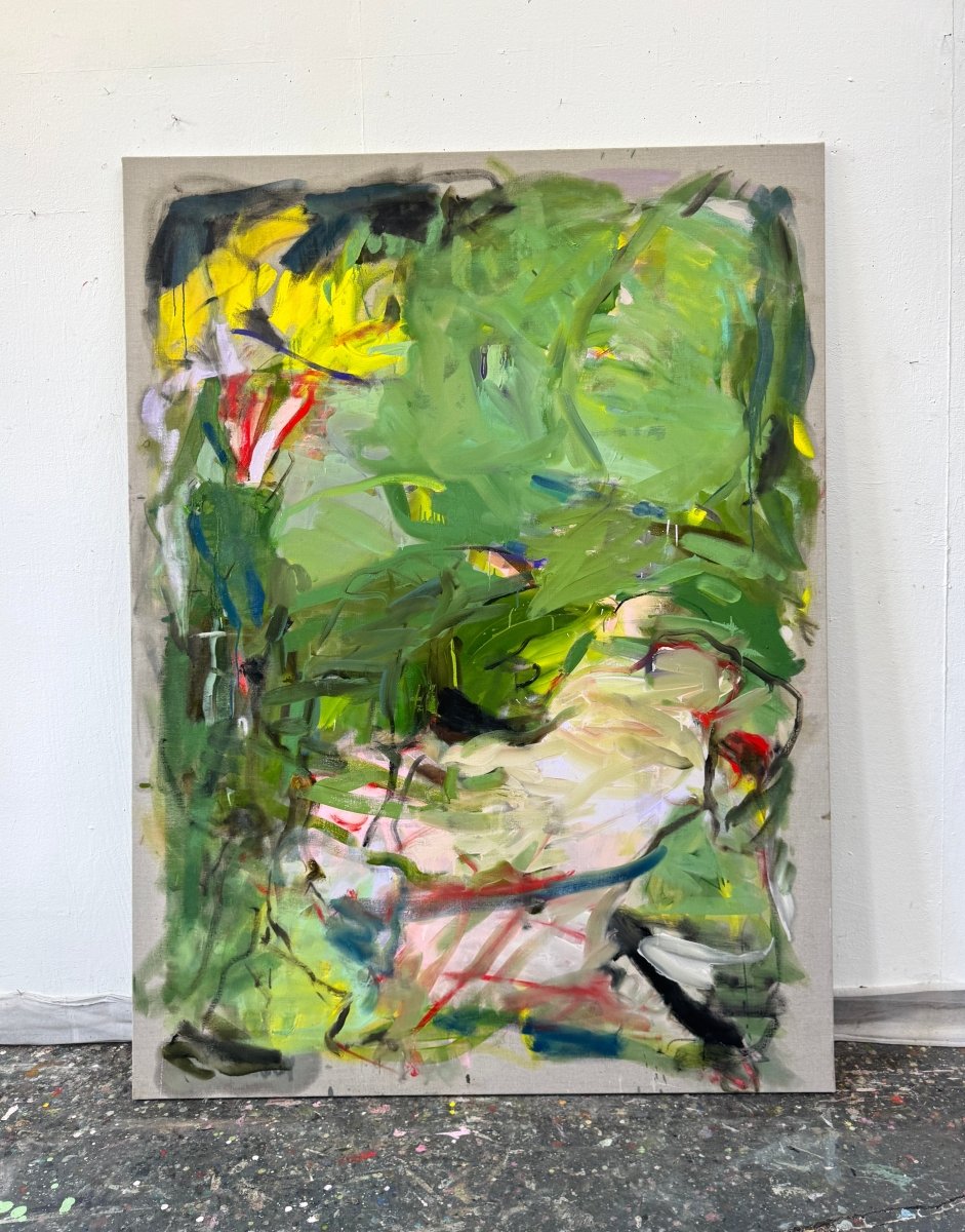 Warmth on Our Skin - by Petra Schott - Abstract Painting - Ideelart