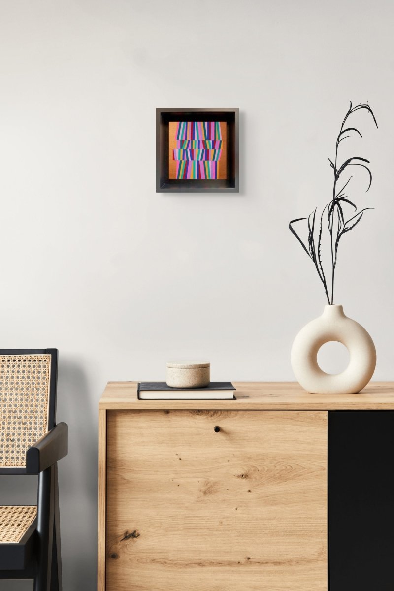 Weaven 2 - by Cristina Ghetti - Abstract Painting - Ideelart