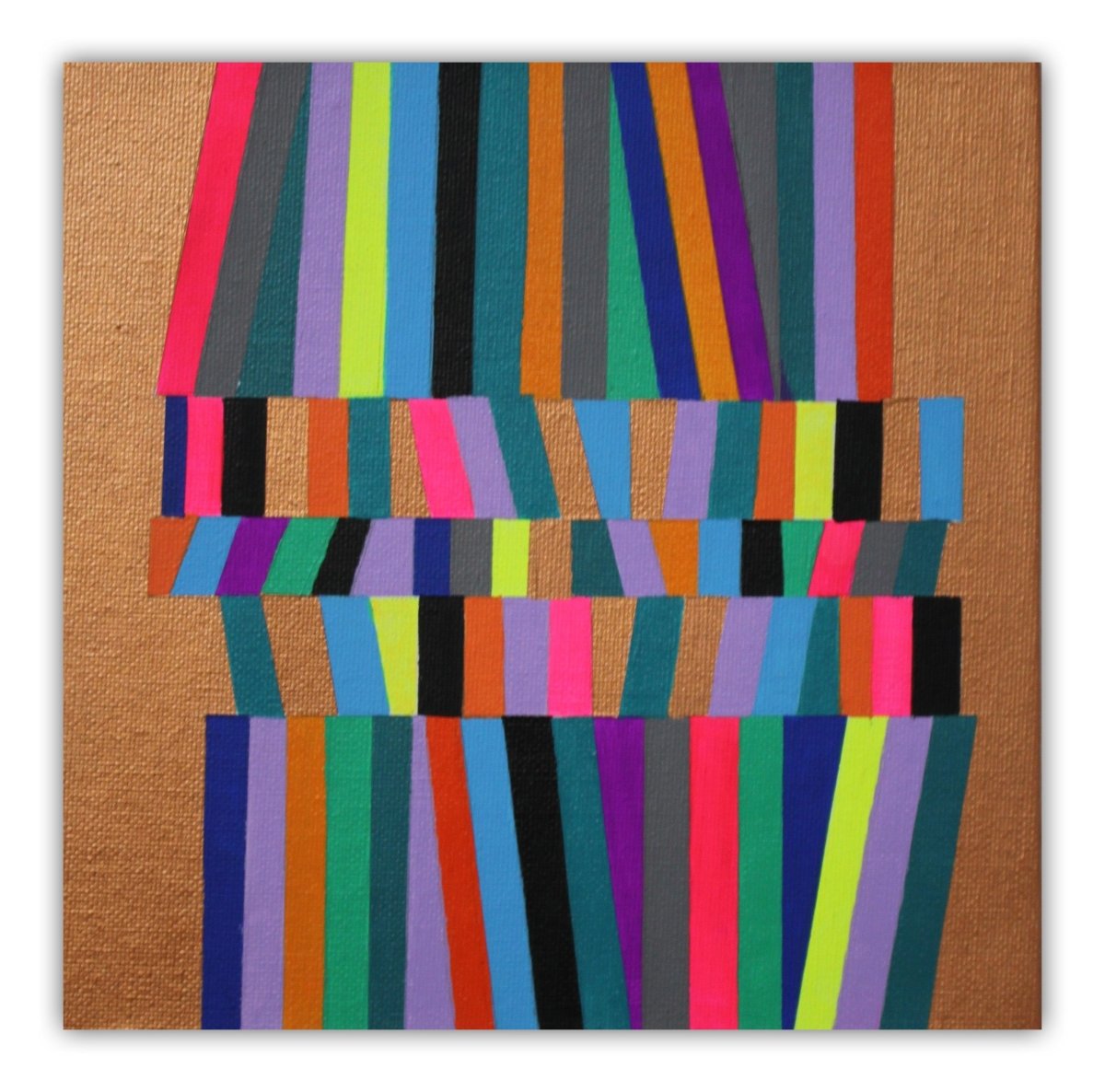 Weaven 4 - by Cristina Ghetti - Abstract Painting - Ideelart