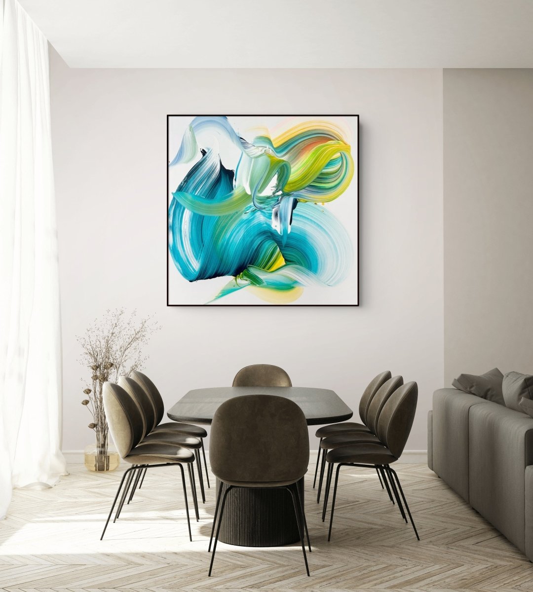 What's next? - by Nikolaos Schizas - Abstract Painting - Ideelart