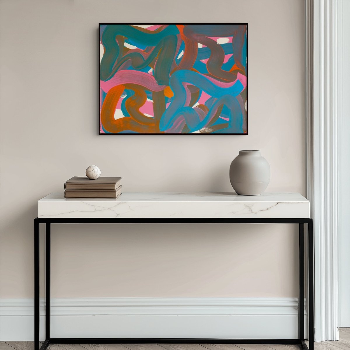 Wiggle 24 - by Leon Phillips - Abstract Painting - Ideelart