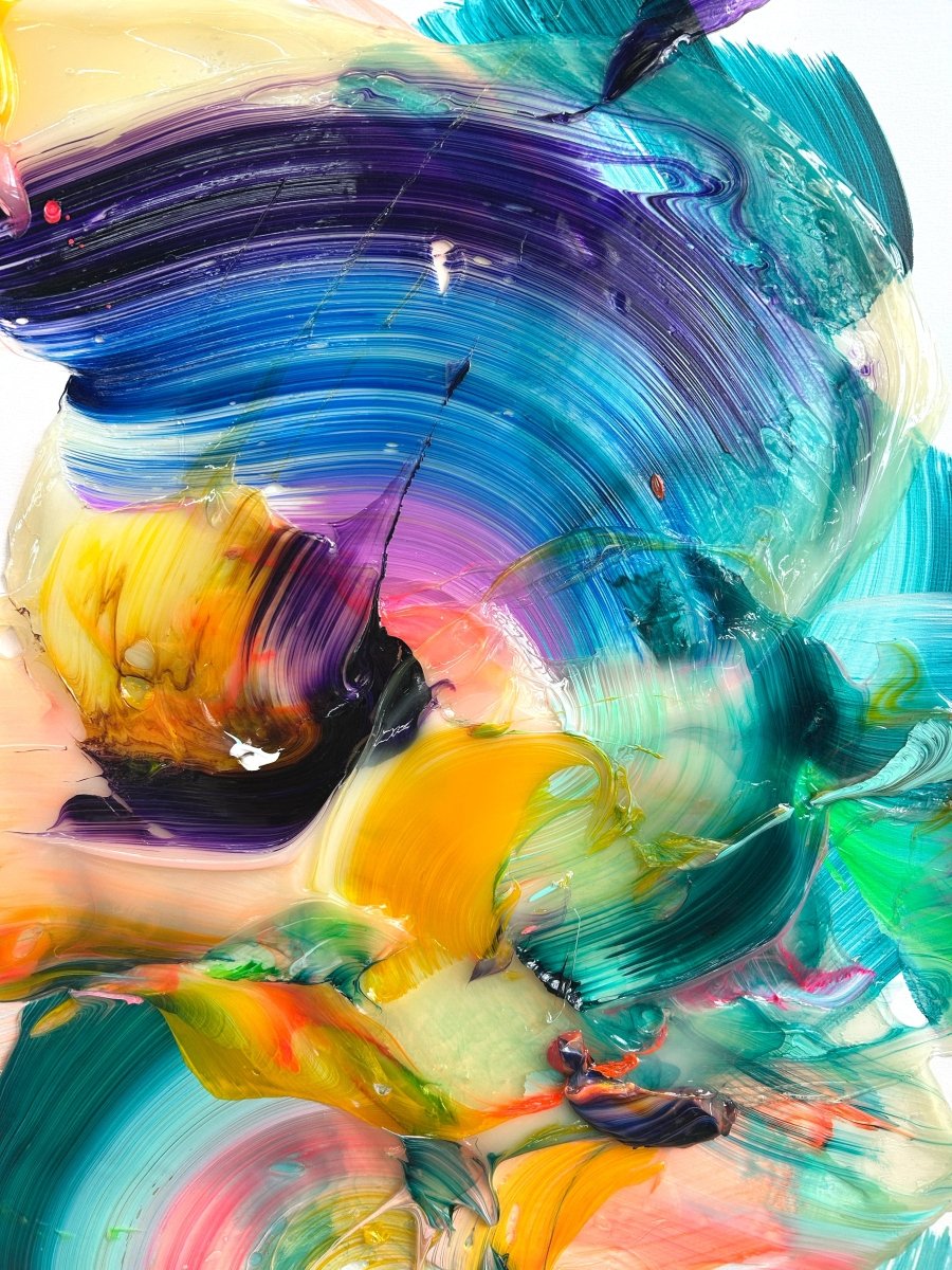 Worries - by Nikolaos Schizas - Abstract Painting - Ideelart