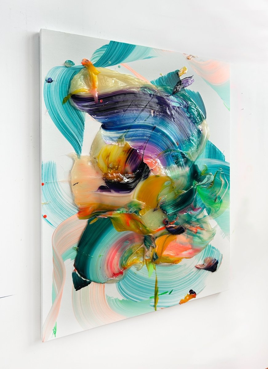 Worries - by Nikolaos Schizas - Abstract Painting - Ideelart