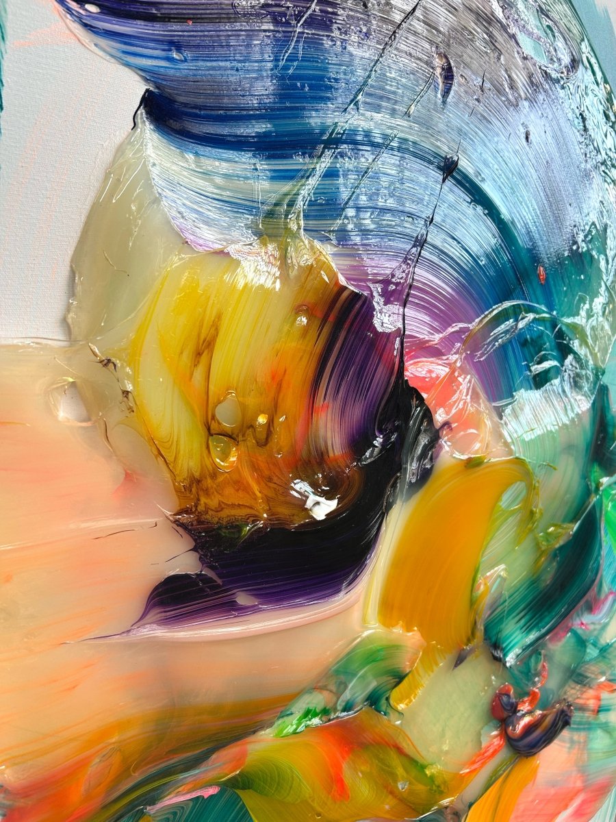 Worries - by Nikolaos Schizas - Abstract Painting - Ideelart