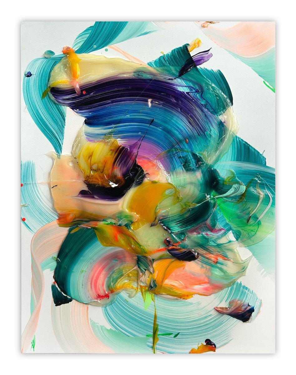 Worries - by Nikolaos Schizas - Abstract Painting - Ideelart