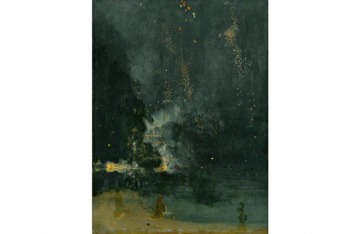Behind James McNeill Whistler's Nocturne in Black and Gold – The Falling Rocket - Ideelart
